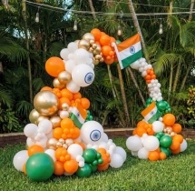 festival decorations Patriotic Outdoor Balloon Arch Decor