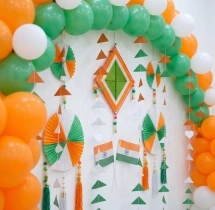 festival decorations Independence Day Balloon Wall Decoration