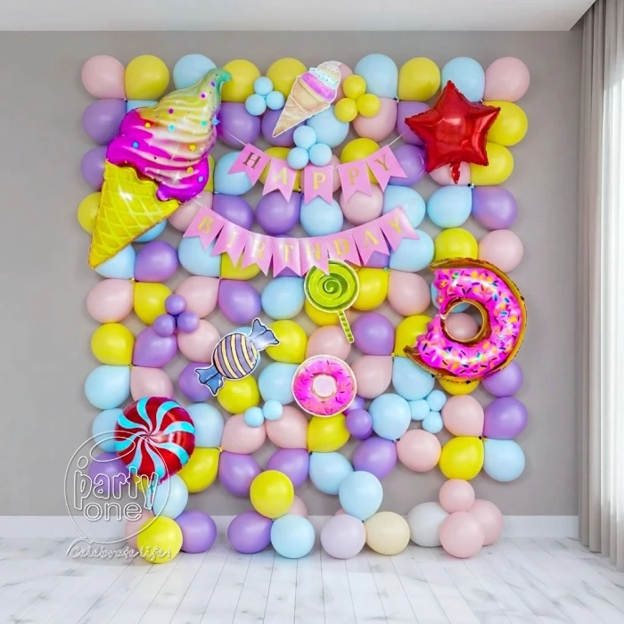 birthday Delightful Candy Land Birthday Decoration