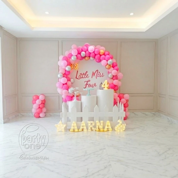 birthday Little Miss Baby Girl Decor