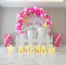 birthday Little Miss Baby Girl Decor