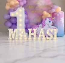birthday Awesome Dreamy Unicorn Theme Ring Decor