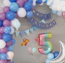 birthday Sky Adventure Birthday Balloon Decoration