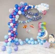birthday Sky Adventure Birthday Balloon Decoration