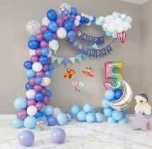 birthday Sky Adventure Birthday Balloon Decoration