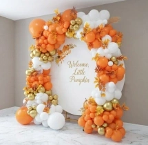 birthday Colourful Autumn Birthday Balloon Decoration