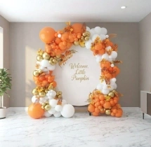 birthday Colourful Autumn Birthday Balloon Decoration
