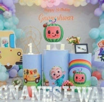 birthday Playful Cocomelon Theme Balloon Decor