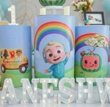 birthday Playful Cocomelon Theme Balloon Decor
