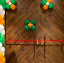 festival decorations Entrance Tricolor Balloon Decoration