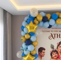 birthday Lord Krishna Theme Mundan Ceremony Decor