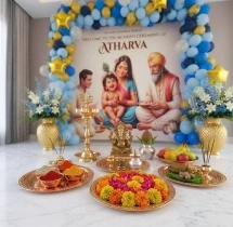 birthday Lord Krishna Theme Mundan Ceremony Decor