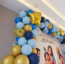 birthday Lord Krishna Theme Mundan Ceremony Decor