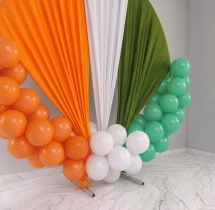 festival decorations Tri Colour Cloth Ring Decoration