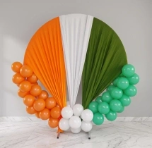 festival decorations Tri Colour Cloth Ring Decoration