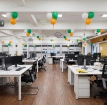 festival decorations Office Independence Day Balloon Decoration