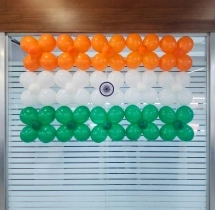 festival decorations Office Independence Day Balloon Decoration