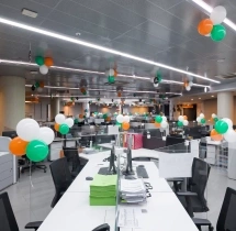 festival decorations Office Independence Day Balloon Decoration