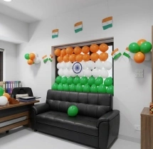 festival decorations Housing Society Independence Day Decoration