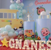 birthday Playful Cocomelon Theme Balloon Decor