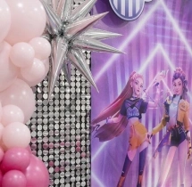 birthday Kpop Theme Birthday Stage Decoration