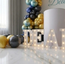 birthday New U Shaped Arch Balloon Decor