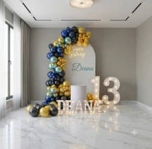 birthday New U Shaped Arch Balloon Decor