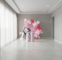 birthday Pastel Pink Hello Kitty Birthday Decor