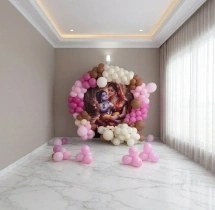 birthday Lord Krishna Theme Birthday Decoration