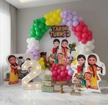 birthday Kids Cartoon Theme Birthday Decoration