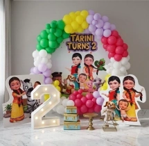 birthday Kids Cartoon Theme Birthday Decoration