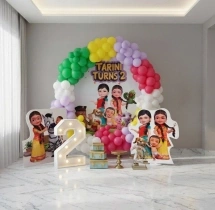 birthday Kids Cartoon Theme Birthday Decoration