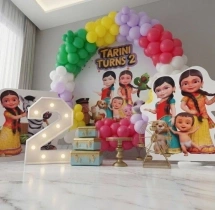 birthday Kids Cartoon Theme Birthday Decoration