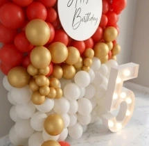 birthday Happy Birthday Colourful Balloon Decoration
