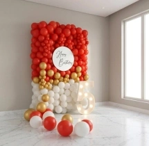 birthday Happy Birthday Colourful Balloon Decoration
