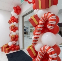 festival decorations Christmas Entrance Balloon Arch Decoration