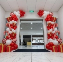 festival decorations Christmas Entrance Balloon Arch Decoration