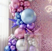 birthday Colour Pop Sequin Birthday Balloon Decoration