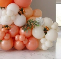 birthday Sweet Orange Birthday Balloon Decoration