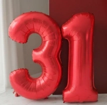 birthday Classic Red Theme Balloon Decoration