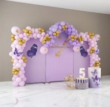 birthday Purple Flutter Birthday Decor