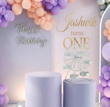 birthday Pastel Balloon Burst Birthday Decor