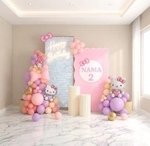 birthday Cute Hello Kitty Birthday Balloon Decoration