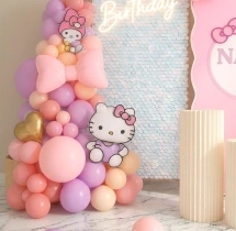 birthday Cute Hello Kitty Birthday Balloon Decoration