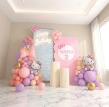birthday Cute Hello Kitty Birthday Balloon Decoration