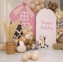 birthday Cow Farm Theme Birthday Decoration