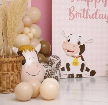 birthday Cow Farm Theme Birthday Decoration