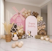 birthday Cow Farm Theme Birthday Decoration