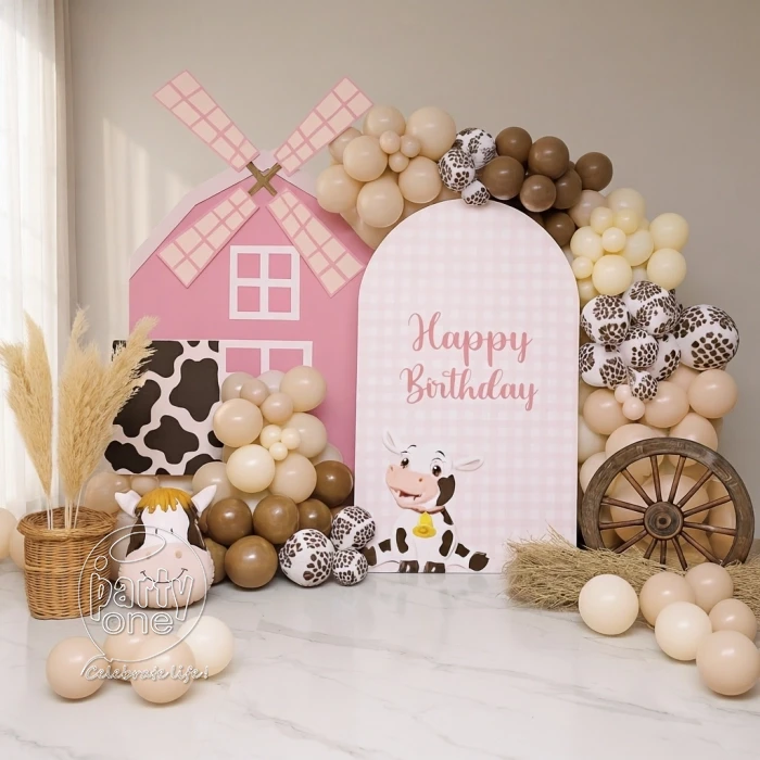 birthday Cow Farm Theme Birthday Decoration
