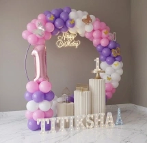 birthday Ultimate 1st Birthday Baby Girl Ring Decor